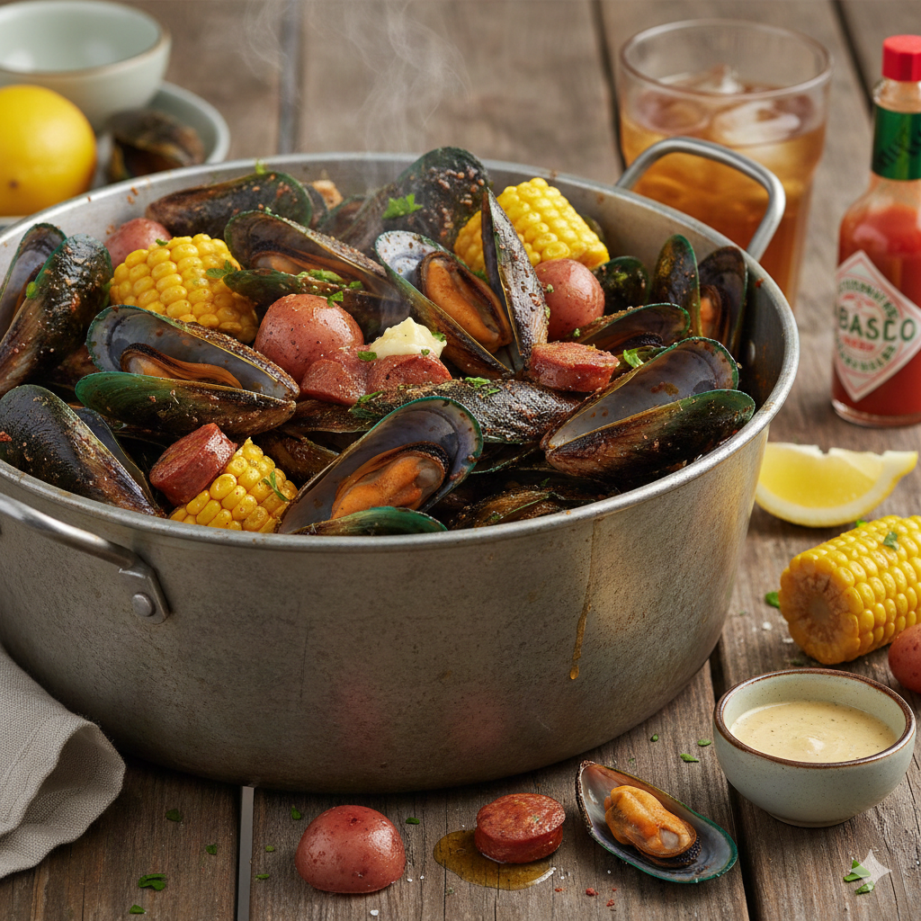 Cajun Boiled Mussels Addon (1 Pound)