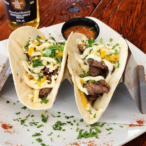 GRILLED STEAK TACOS (Catered Buffet Style)