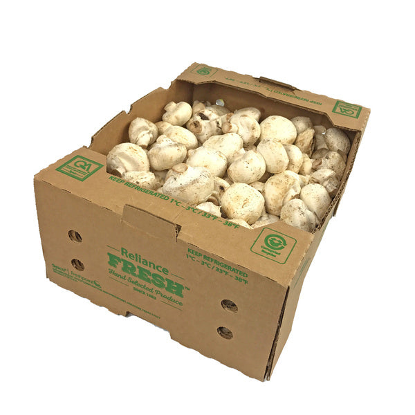 Fresh Medium Button Mushrooms #2 (2 lbs. or 10 lbs. Case)