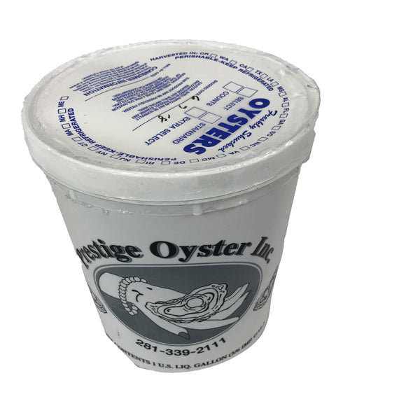 Shucked Oyster Meat Fresh Gulf USA (4lb Container)