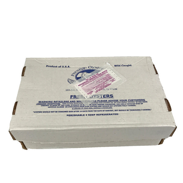 Live Fresh Gulf Oysters (100 count case)